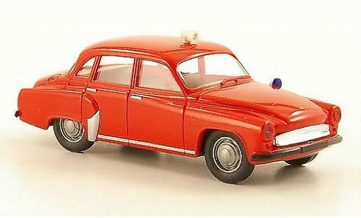 Wartburg 311 Base 1/87 Brekina Fire brigade diecast model cars