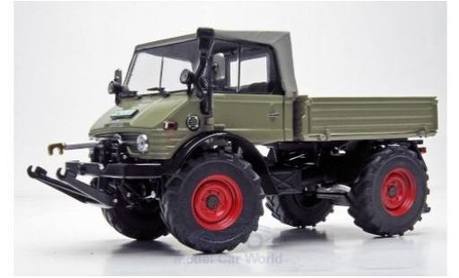 Diecast model cars Mercedes Unimog 406-425 406 (U84) beige 1971 with Falthood 1/32 weise toys