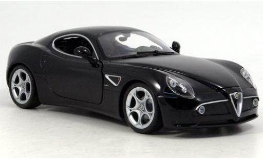 Diecast model cars Alfa Romeo 8C competizione black 1/18 Welly
