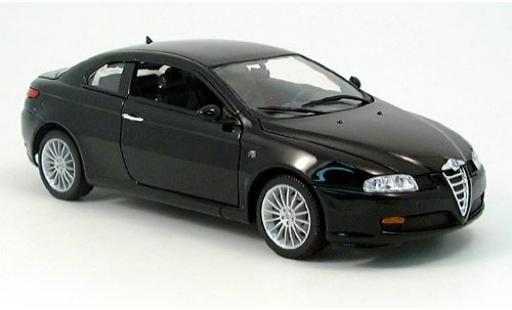 Diecast model cars Alfa Romeo GT coupe black 2003 1/18 Welly
