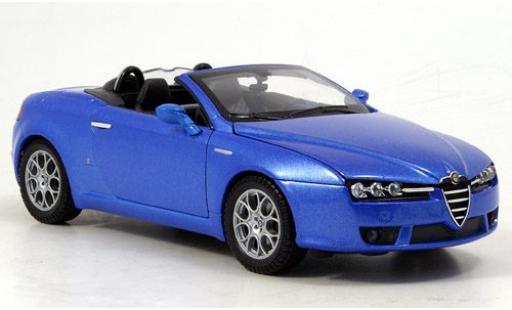 Diecast model cars Alfa Romeo Spider veloce met.-blue open 1/24 Welly