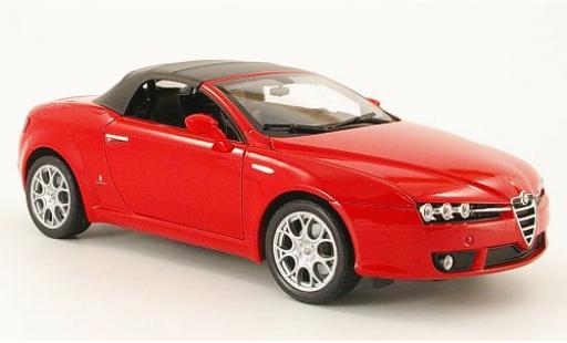 Diecast model cars Alfa Romeo Spider veloce red closed 1/18 Welly