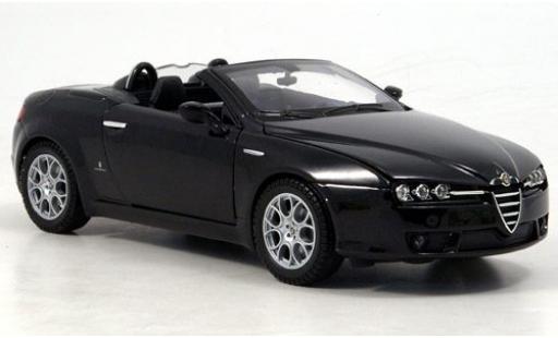 Diecast model cars Alfa Romeo Spider veloce black open 1/24 Welly
