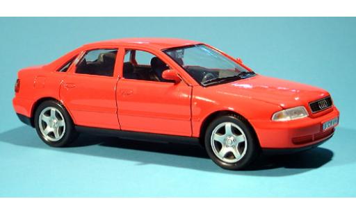 Diecast model cars Audi A4 berline red 1/24 Welly