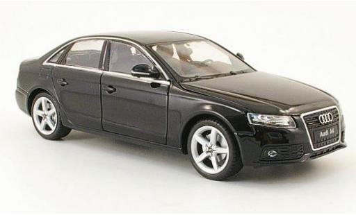 Diecast model cars Audi A4 berline black 2009 1/24 Welly