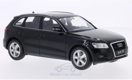 Diecast model cars Audi Q5 suv metallic black 1/24 Welly