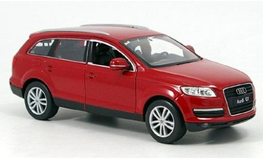 Diecast model cars Audi Q7 suv red 1/24 Welly