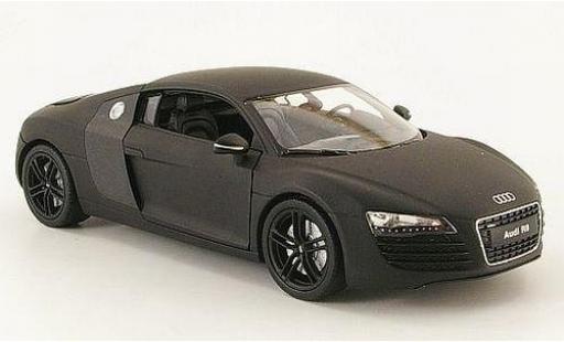 Diecast model cars Audi R8 coupe black 1/24 Welly