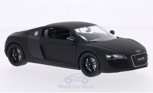 Diecast model cars Audi R8 v10 Coupe matt-black/carbon 1/24 Welly