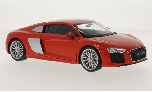 Diecast model cars Audi R8 v10 red 2016 1/18 Welly