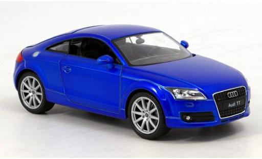 Diecast model cars Audi TT coupe blue 1/24 Welly