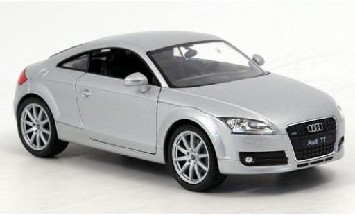 Diecast model cars Audi TT coupe silver 1/24 Welly