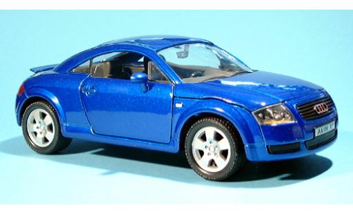 Diecast model cars Audi TT coupe met. blue 1/24 Welly