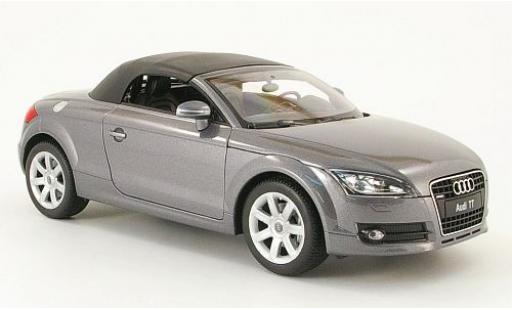 Diecast model cars Audi TT roadster met.-grey closed 1/18 Welly