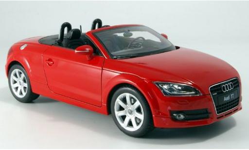 Diecast model cars Audi TT roadster red open 1/18 Welly