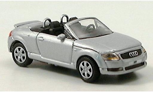 Diecast model cars Audi TT roadster silver 1/87 Welly