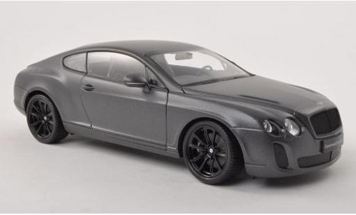 Diecast model cars Bentley Continental Supersports matt-anthracite 1/18 Welly