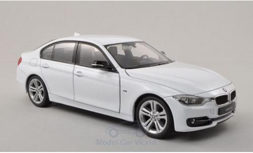 Diecast model cars Bmw 335 berline i (F30) white 1/24 Welly