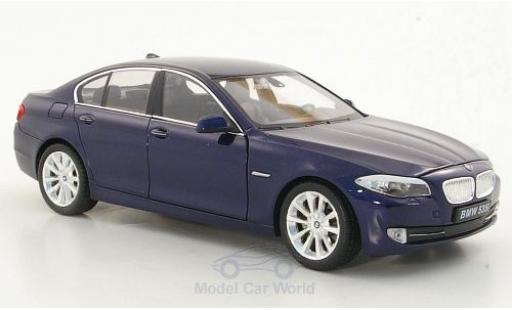 Diecast model cars Bmw 535 berline i (F10) metallic blue 1/24 Welly