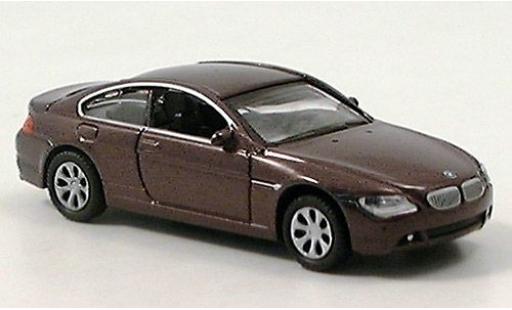 Diecast model cars Bmw 645 Cabriolet ci met.purple 1/87 Welly