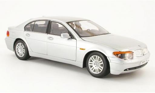 Diecast model cars Bmw 745 E65 i () silver 1/18 Welly