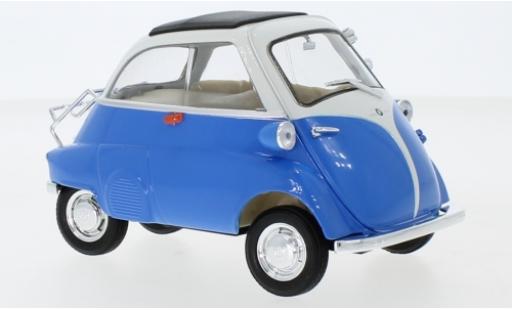 Diecast model cars Bmw Isetta 250 blue/white 1/18 Welly