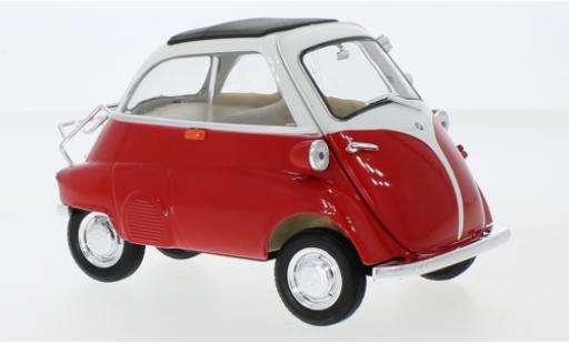 Diecast model cars Bmw Isetta 250 red/white 1/18 Welly