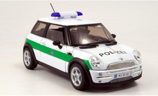 Diecast model cars Mini Cooper Base Bmw Police Germany 1/18 Welly