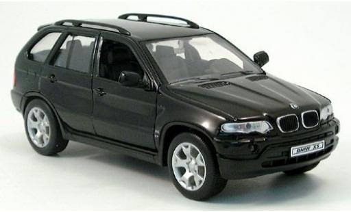 Diecast model cars Bmw X5 suv black 1/24 Welly