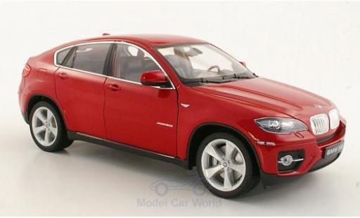 Diecast model cars Bmw X6 suv red 1/18 Welly