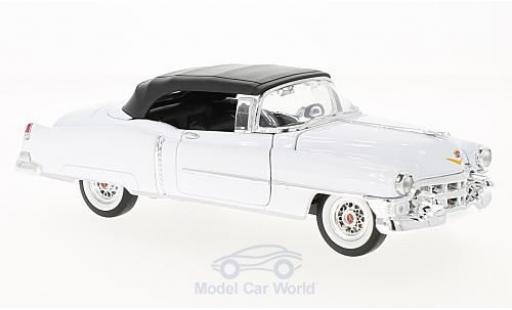 Diecast model cars Cadillac Eldorado Coupe white/black 1/24 Welly
