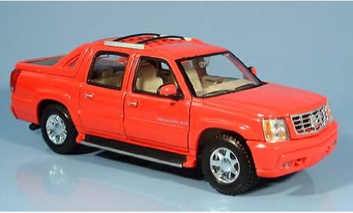 Diecast model cars Cadillac Escalade pickup EXT red 2002 1/24 Welly