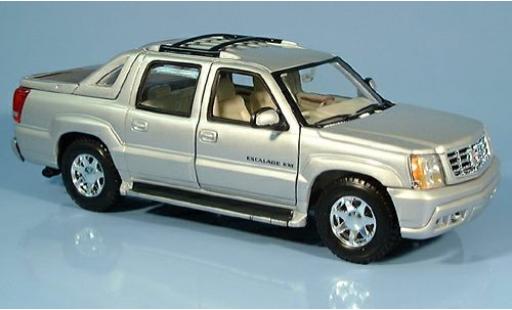 Diecast model cars Cadillac Escalade pickup EXT silver 2002 1/24 Welly