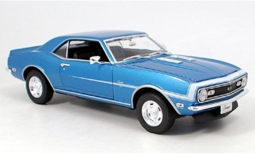 Diecast model cars Chevrolet Camaro SS 396 blue 1968 1/18 Welly