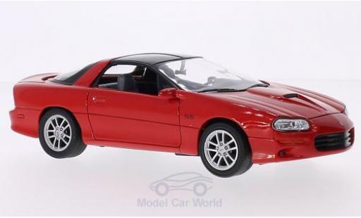 Diecast model cars Chevrolet Camaro SS red 2002 1/24 Welly