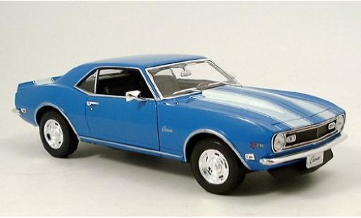 Diecast model cars Chevrolet Camaro Z28 blue 1968 1/18 Welly