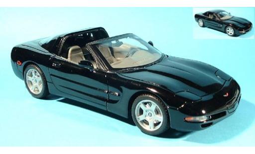 Diecast model cars Chevrolet Corvette Coupe black 1999 1/18 Welly