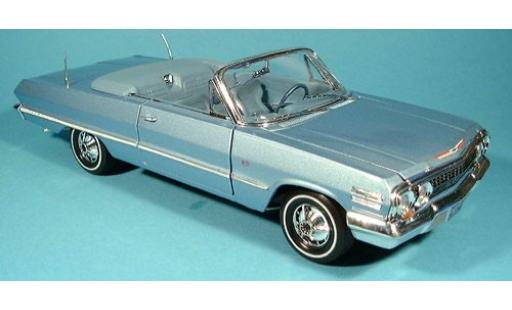 Diecast model cars Chevrolet Impala Convertible open met. blue 1/18 Welly