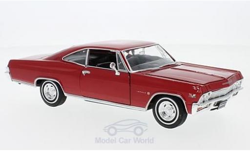 Diecast model cars Chevrolet Impala SS 396 red 1965 1/24 Welly