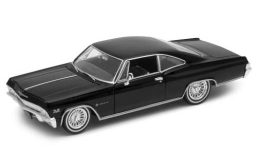 Diecast model cars Chevrolet Impala tuning SS 396 black 1965 1/24 Welly