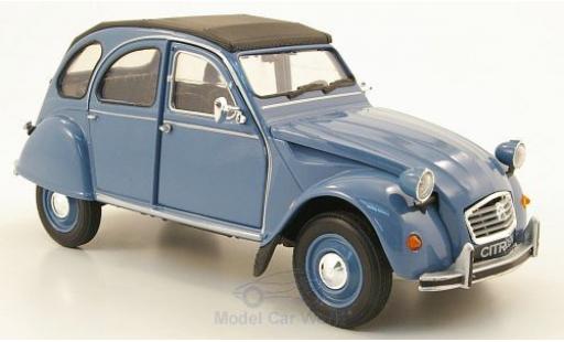 Diecast model cars Citroen 2CV Berline blue without Vitrine 1/24 Welly