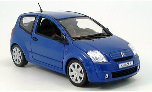 Diecast model cars Citroen C2 Berline blue 2003 1/18 Welly