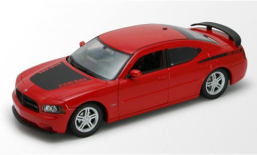 Diecast model cars Dodge Charger R/T orange 2006 1/24 Welly