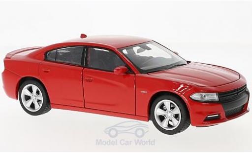 Diecast model cars Dodge Charger R/T red 2016 1/24 Welly