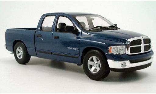 Diecast model cars Dodge RAM pickup met. blue 2002 1/18 Welly