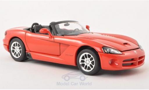 Diecast model cars Dodge Viper SRT 10 - red 2003 1/24 Welly