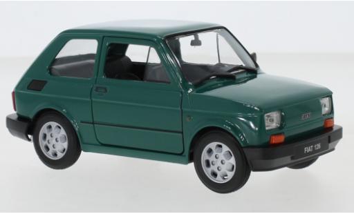 Diecast model cars Fiat 126 Berlina green 1/24 Welly