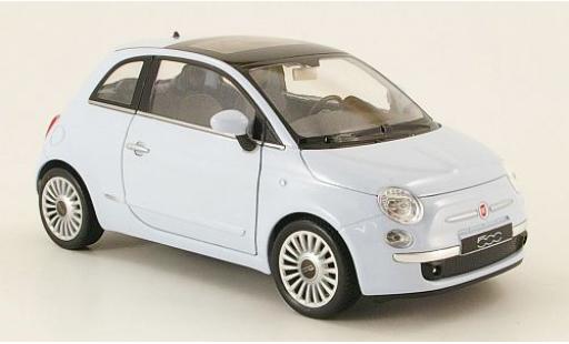 Diecast model cars Fiat 500 Base white 2007 1/24 Welly