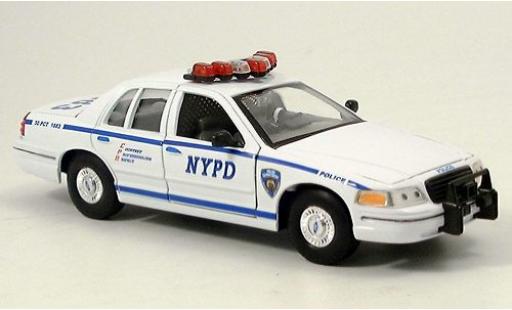 Diecast model cars Ford Crown Police Interceptor VictoriaPolice NYPD 1/24 Welly