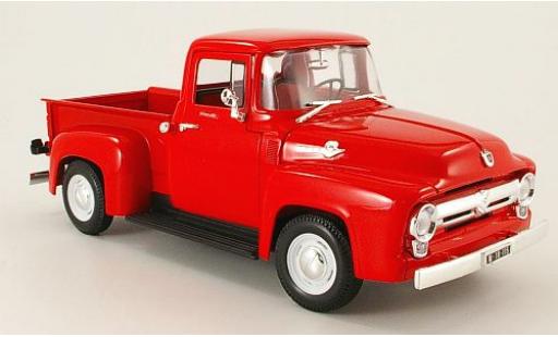 Diecast model cars Ford F-100 Pickup 00 Pick Up red 1956 1/18 Welly
